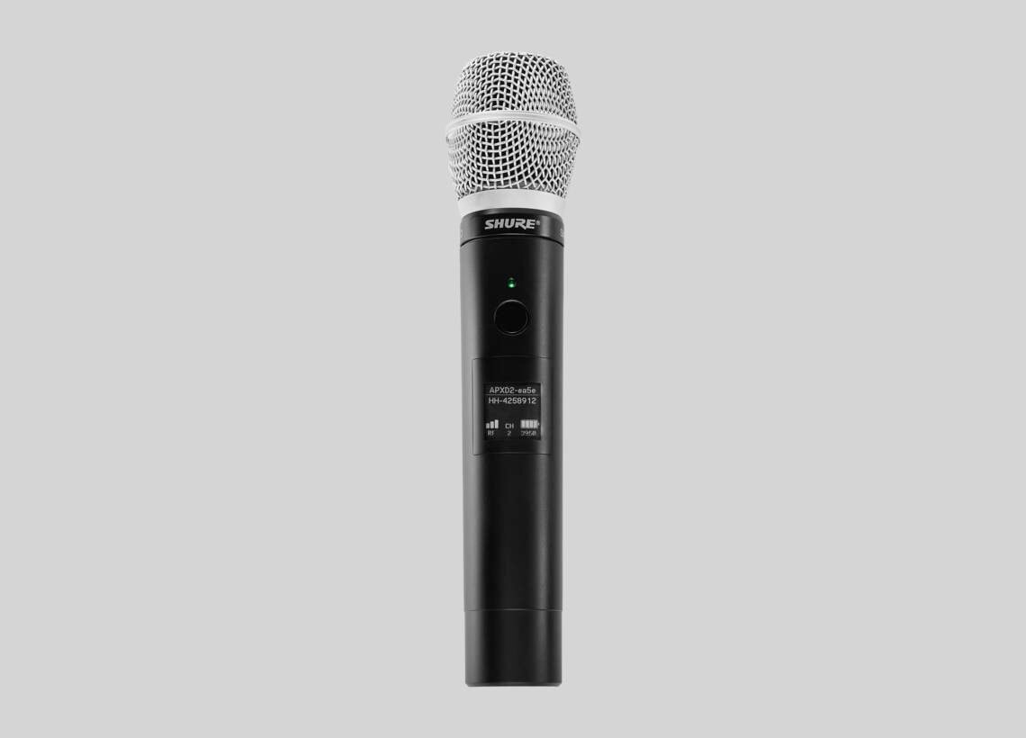 Mxw X Sm Handheld Transmitter With Sm Capsule Shure Usa