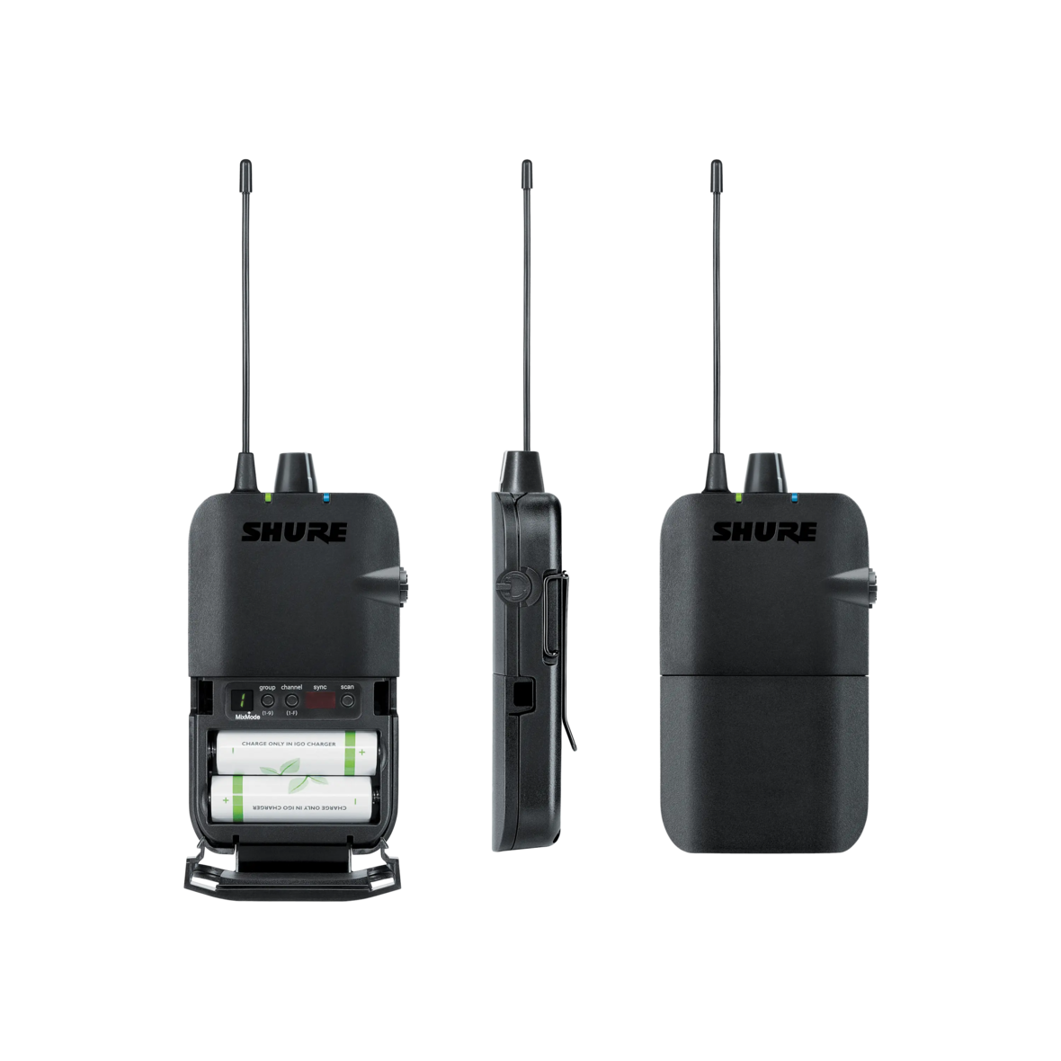 P3R - P3R Wireless Bodypack Receiver - Shure Middle East and Africa