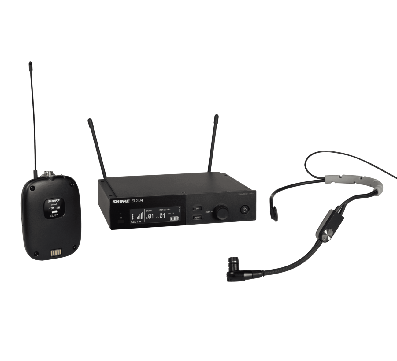 SLXD14/SM35 - Wireless System with SLXD1 Bodypack Transmitter and 