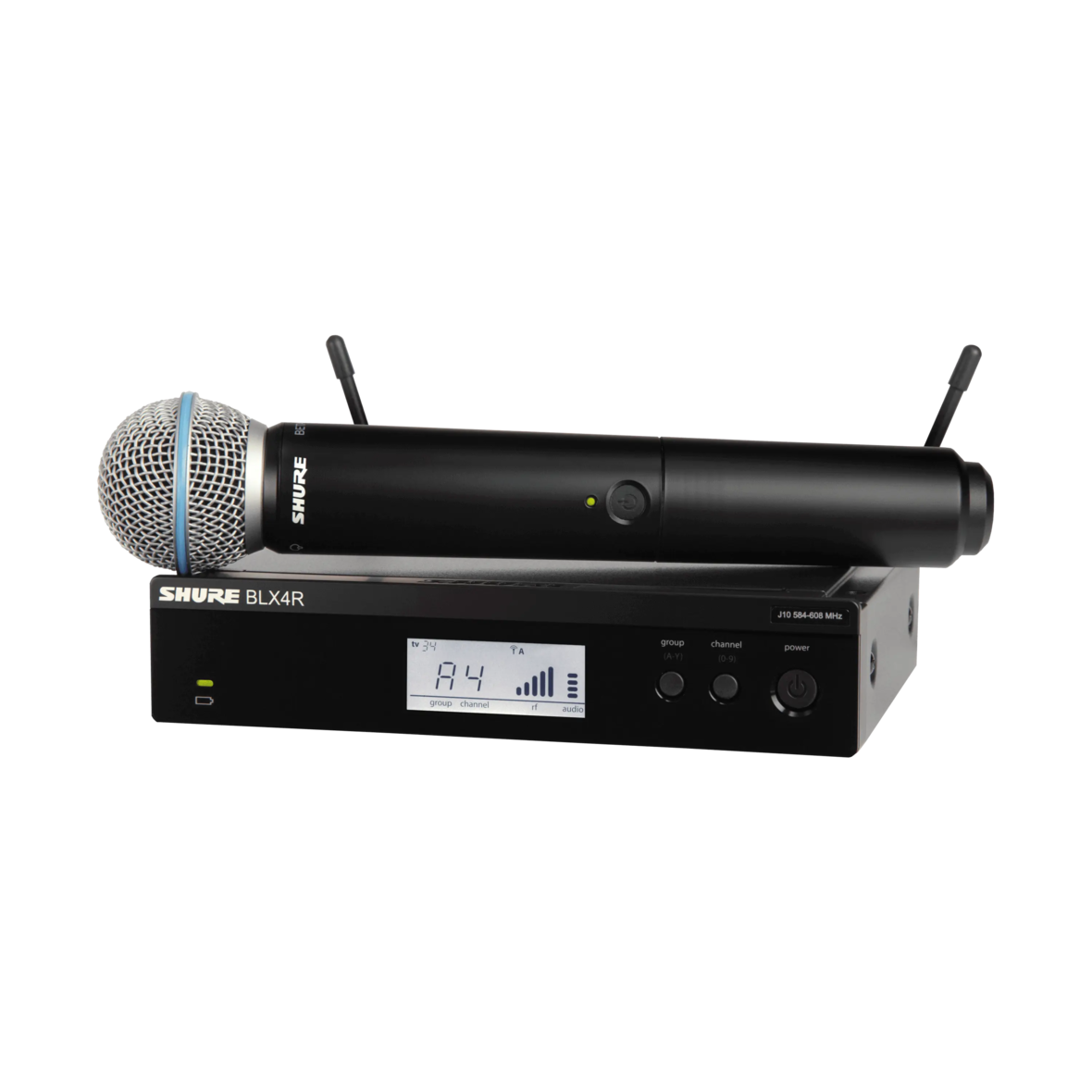 BLX24RE/B58-H8E: BLX24RE/B58-H8E Funk-Komplettset, Frequenzband: 518-542 MHz (H8E)