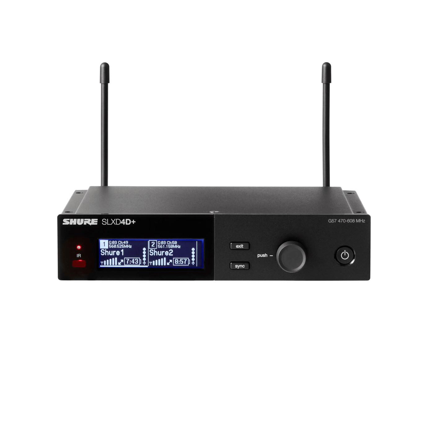 SLXD24D+/B58-Dual Wireless System with 2 SLXD2+/B58 Handheld