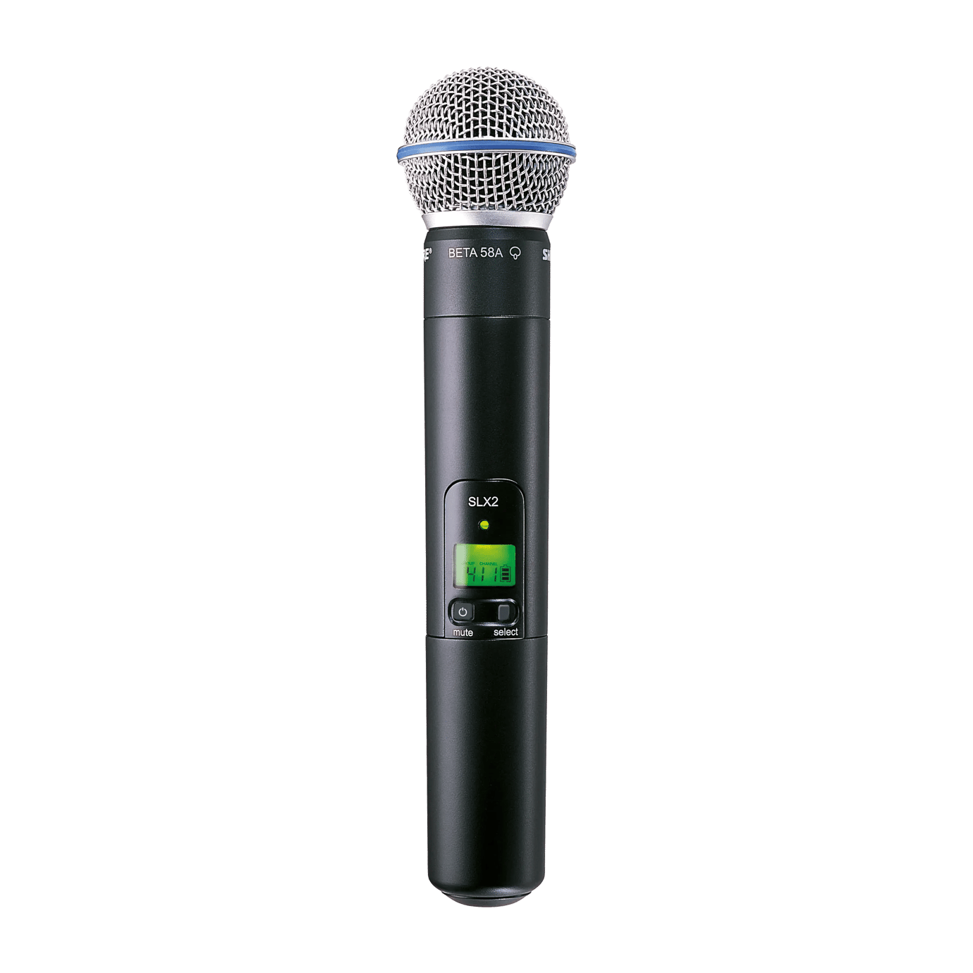 SLX2/BETA58 - Handheld Transmitter with Beta 58A Capsule - Shure Asia SLX2/BETA58 - Handheld Transmitter with Beta 58A Capsule - Shure Asia