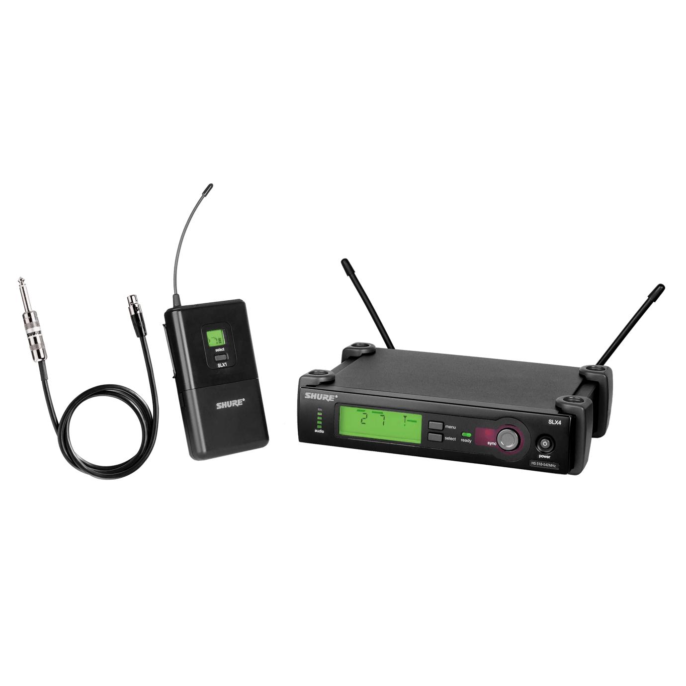 SLX14 - Wireless System with WA302 Instrument Cable - Shure USA