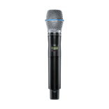 【希少ゴールドピン】SHURE BETA 87A 純正ポーチ付 動作確認済 AD2/BETA® 87C-ハンドヘルド型ワイヤレスマイクロホン送信機 - Shure 日本
