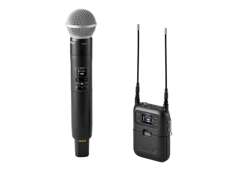 SLXD25/SM58 - Portable Wireless System With SM58® Handheld Transmitter - Shure USA
