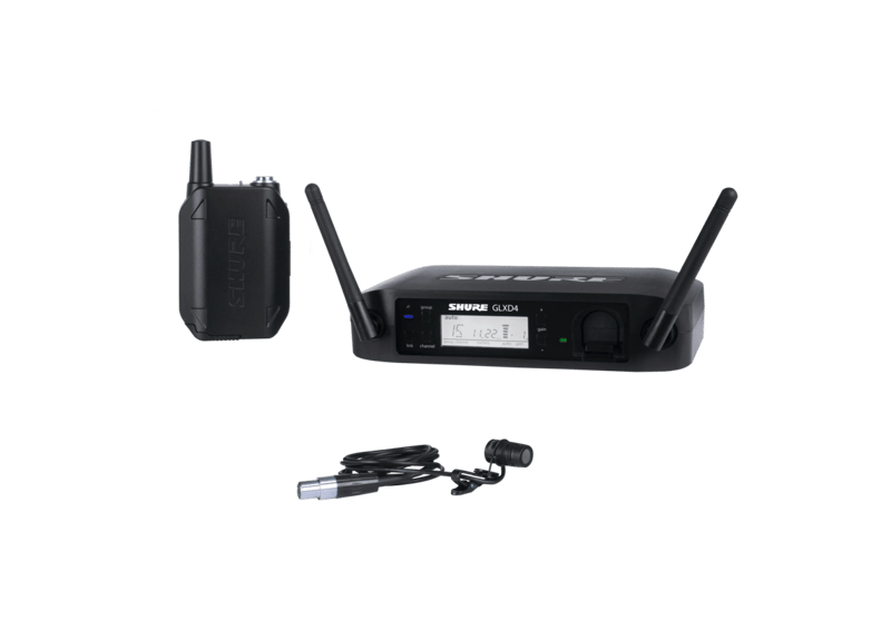 GLXD14/85 - Digital Wireless Presenter System with WL185 Lavalier Microphone - Shure Asia Pacific