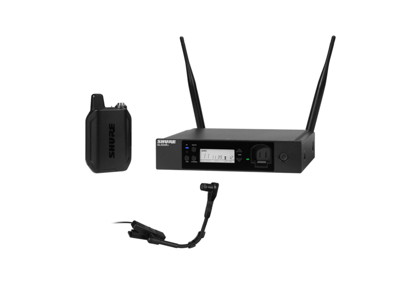 GLXD14R+/B98 - Digital Wireless Rack System with BETA®98H Flexible Gooseneck Microphone - Shure Asia Pacific