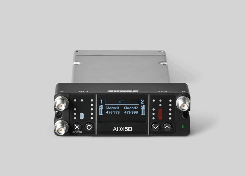 ADX5D - Axient® Digital Dual-Channel Portable Wireless Receiver
