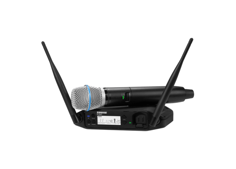 GLXD24+/B87A - Digital Wireless Handheld System with BETA®87A Vocal Microphone - Shure Asia Pacific