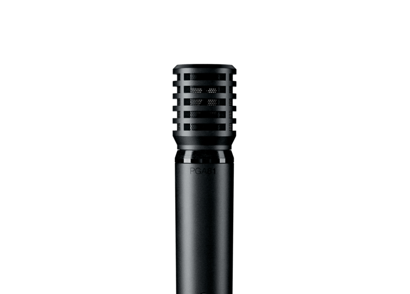 PGA81 - Cardioid Condenser Instrument Microphone - Shure Asia Pacific