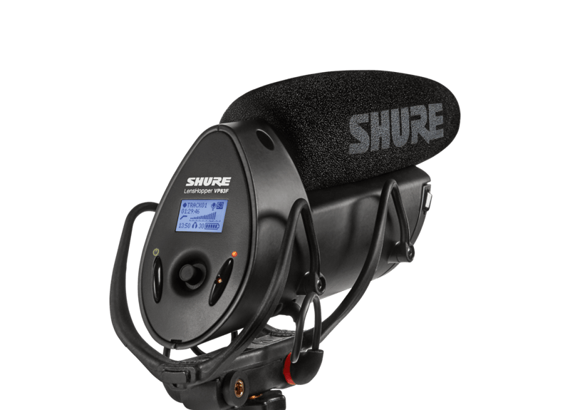 VP83F Lenshopper™ - Camera Mount Microphone With Flash - Shure Asia Pacific