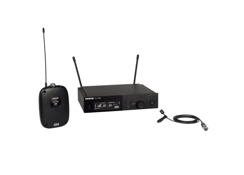 SLXD14/93 - Wireless System with SLXD1 Bodypack Transmitter and WL93 Lavalier Microphone - Shure Asia Pacific