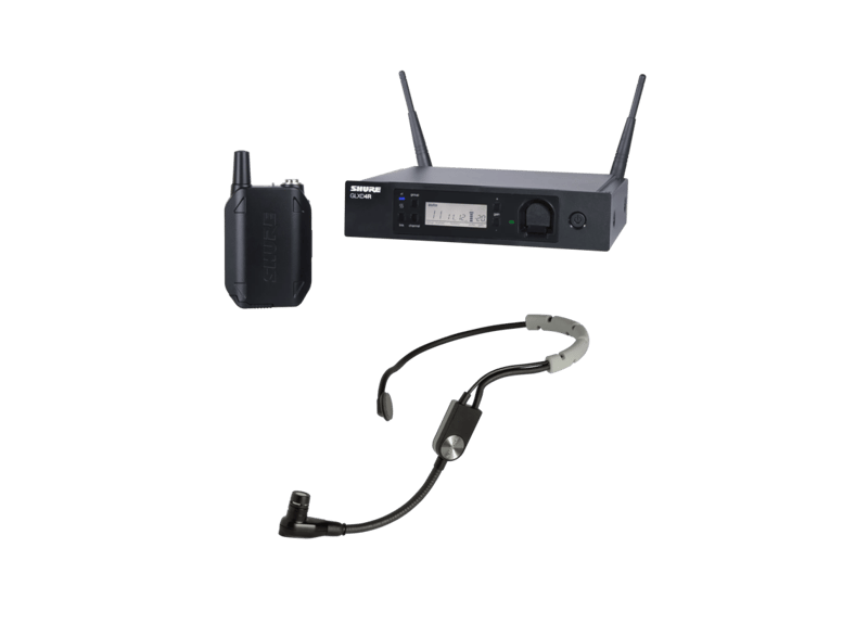 Shure 舒尔 | GLXD14R/SM35 - 带有SM35头戴式话筒的GLX-D高级数字无线耳机系统 - Shure 中国
