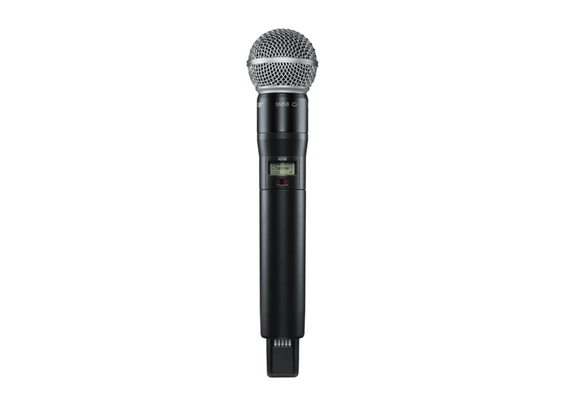 ADX2/SM58 - Handheld Wireless Microphone Transmitter - Shure USA