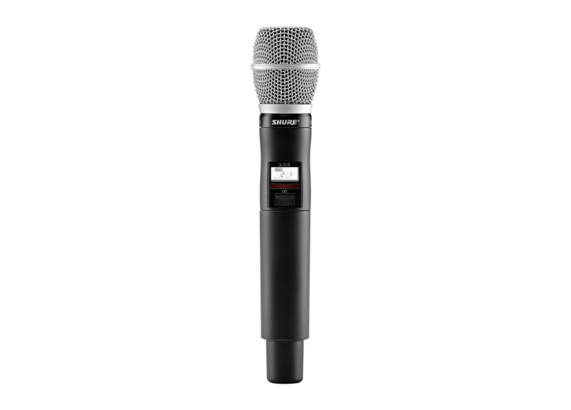 QLXD2/SM86 - Handheld Transmitter with SM86 Capsule - Shure Asia Pacific