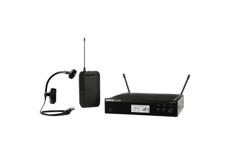 BLX14R/P98H - Wireless Instrument System with PGA98H Clip-On Horn Microphone - Shure Asia Pacific
