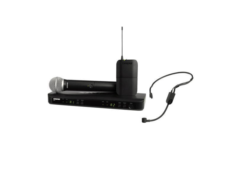 BLX1288/PGA31 - Wireless Combo System with PG58 Handheld and PGA31 Headset - Shure Asia Pacific