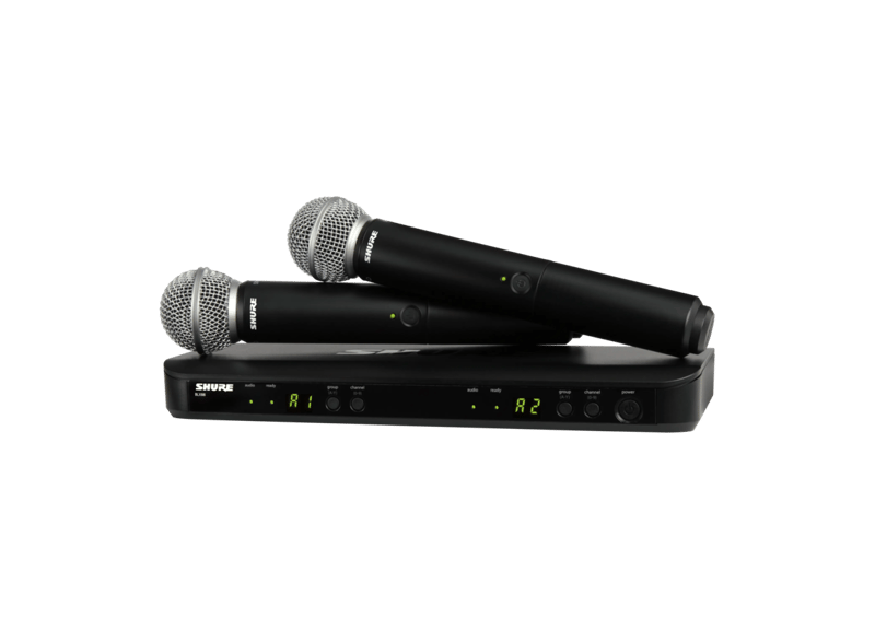 BLX288/SM58 - Wireless Dual Vocal System with two SM58 - Shure Asia Pacific