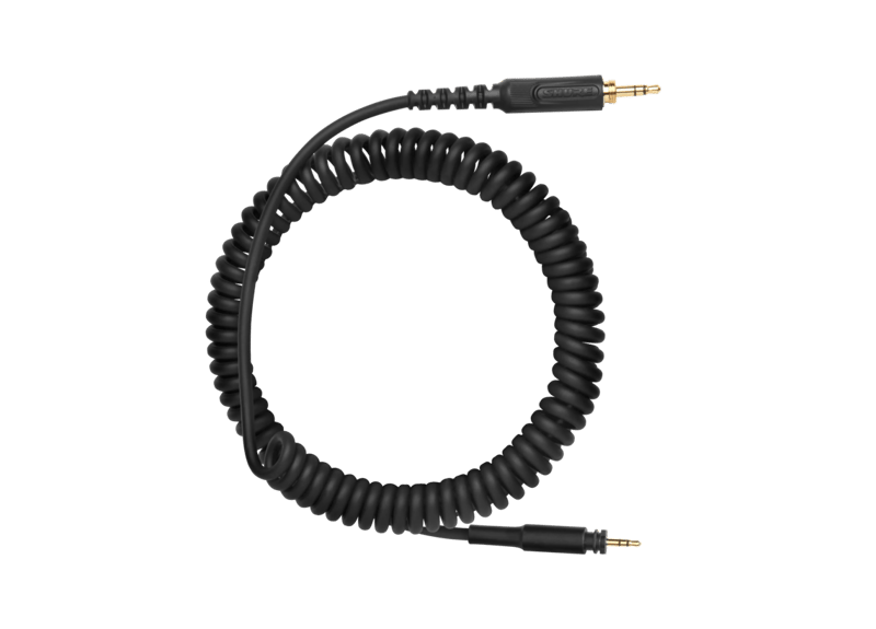 SRH-CABLE-COILED - 3.5 mm Coiled Cable for SRH440A & SRH840A Headphones - Shure USA