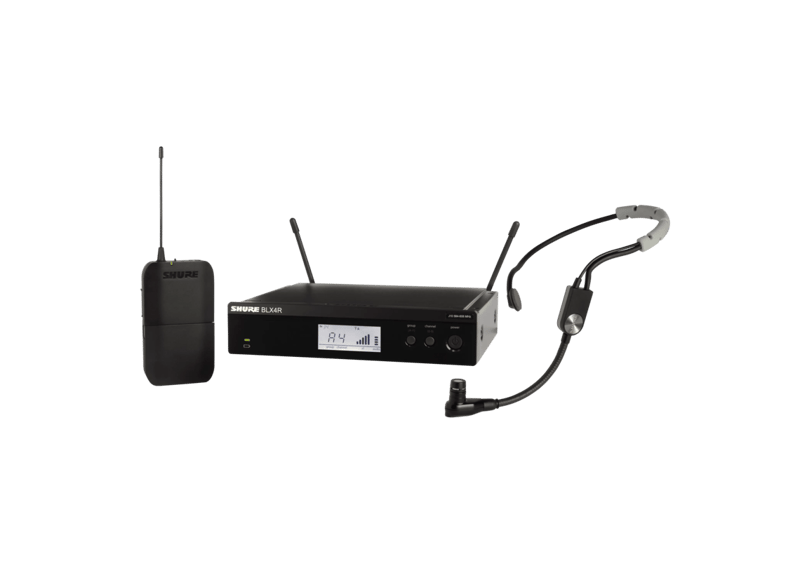 BLX14R/SM35 - Wireless Rack-mount Headset System with SM35 Headset Microphone - Shure Asia Pacific