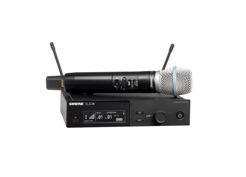 SLXD24/B87C - Wireless System with Beta®87C Handheld Transmitter - Shure Asia Pacific