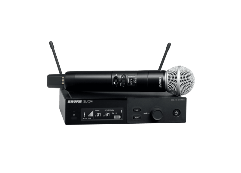SLXD24/SM58 - Wireless System with SM58® Handheld Transmitter - Shure Asia Pacific