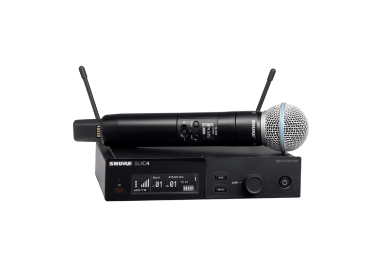 SLXD24/B58 - Wireless System with Beta®58A Handheld Transmitter - Shure Asia Pacific