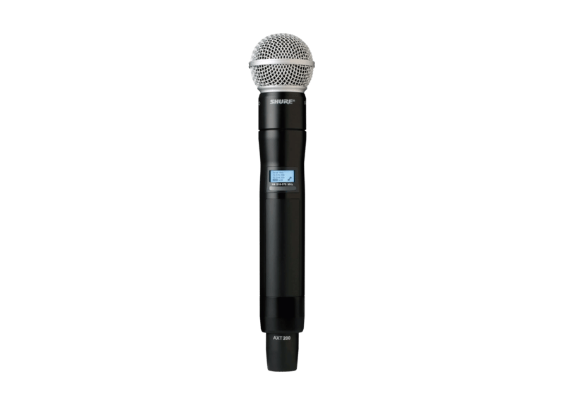 AXT200/SM58 - Handheld Frequency Diversity Transmitter - Shure USA