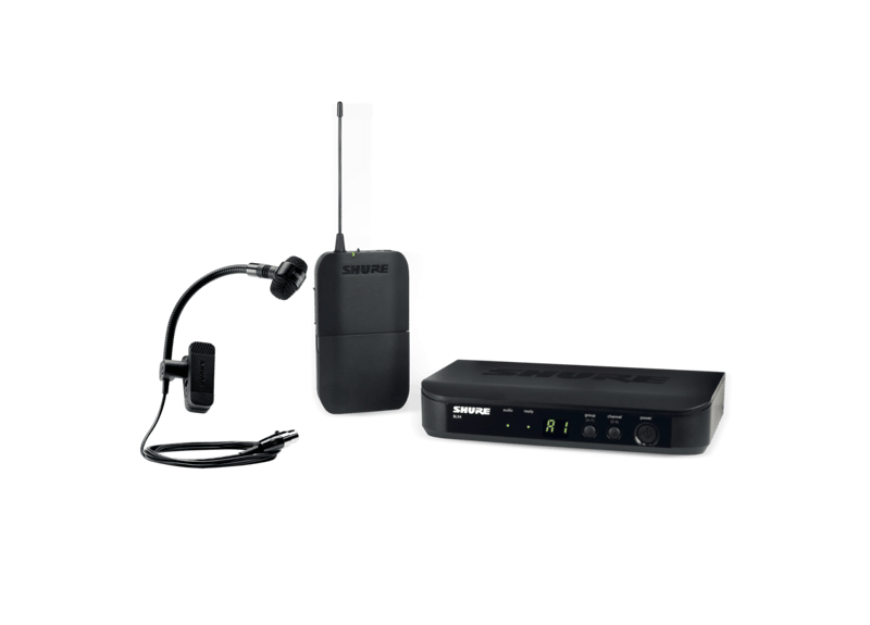 BLX14/P98H - Wireless Instrument System with PGA98H Clip-On Horn Microphone - Shure Asia Pacific
