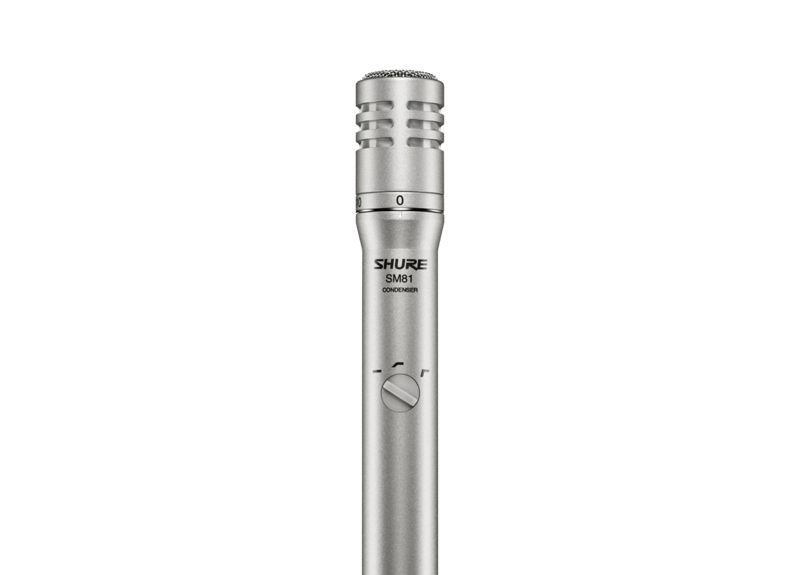 SM81 - Condenser Instrument Microphone - Shure Asia Pacific