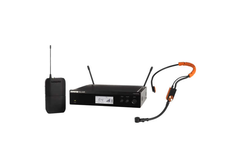 BLX14R/SM31 - Wireless Rack-mount Fitness Headset System with SM31FH Headset Microphone - Shure Asia Pacific