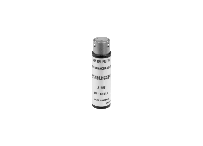 A15RF - In-Line RF Interference Attenuator - Shure USA
