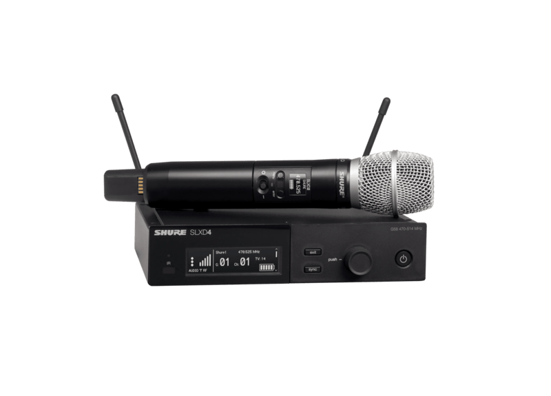 SLXD24/SM86 - Wireless System with SLXD2/86 Handheld Transmitters - Shure Asia Pacific