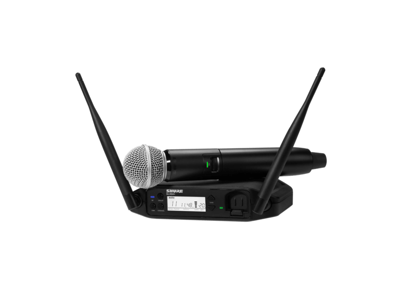 GLXD24+/SM58 - Digital Wireless Handheld System with SM58® Vocal Microphone - Shure USA