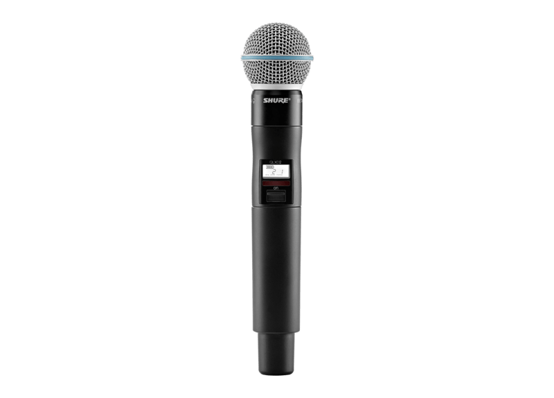 QLXD2/B58A - Handheld Transmitter with Beta 58A Capsule - Shure USA