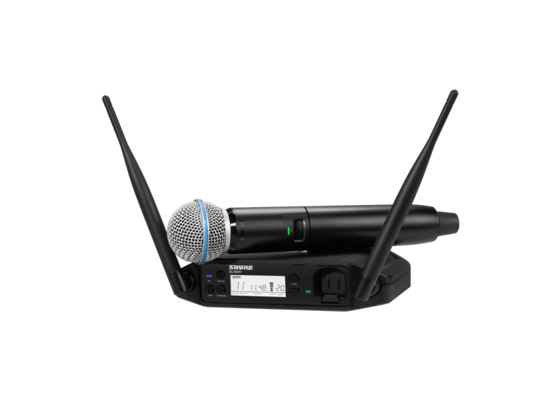 GLXD24+/B58 - Digital Wireless Handheld System with BETA®58A Vocal Microphone - Shure Asia Pacific