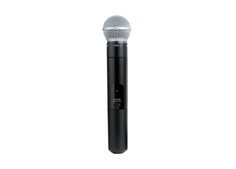 PGXD2/SM58 - Handheld Wireless Microphone Transmitter - Shure USA