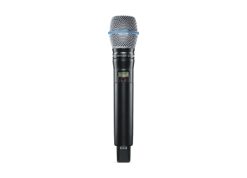 ADX2/B87A - Handheld Wireless Microphone Transmitter - Shure Middle East and Africa