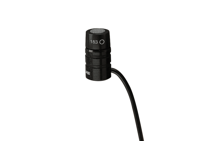 WL183 - Omnidirectional TQG Lavalier Microphone - Shure Asia Pacific