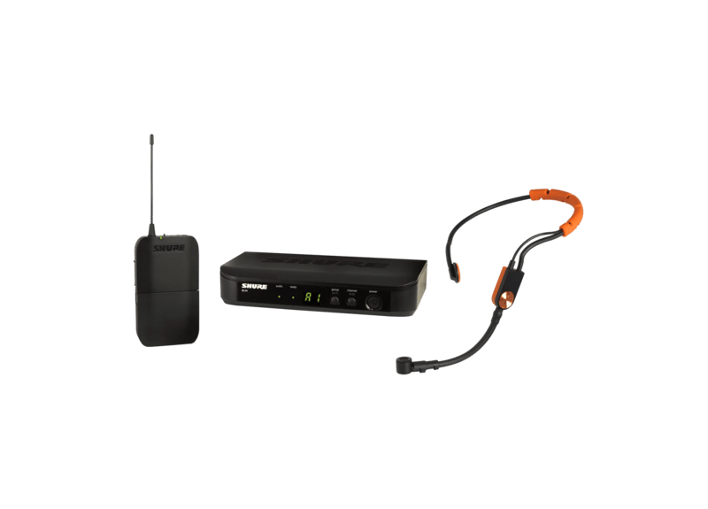 BLX14/SM31 - Wireless Fitness Headset System with SM31FH Headset Microphone - Shure Asia Pacific