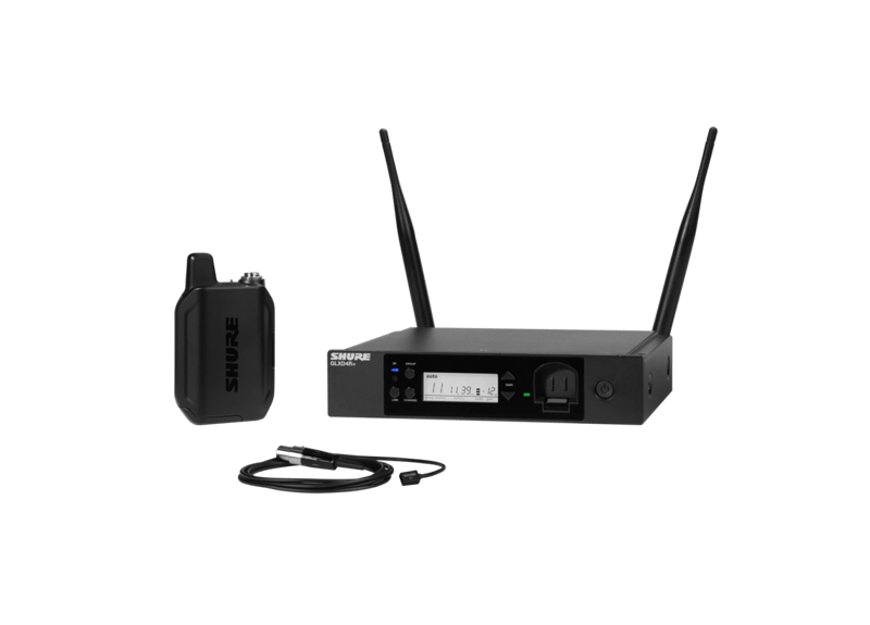 GLXD14R+/93 - Digital Wireless Rack System with WL93 Lavalier Microphone - Shure Asia Pacific