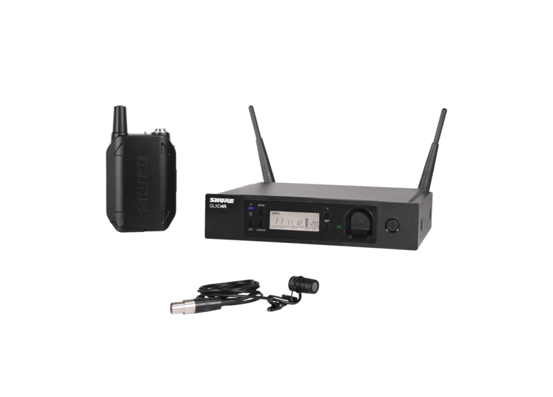 GLXD14R/WL185 - GLX-D Advanced Digital Wireless Presenter System with WL185 Lavalier Microphone - Shure Asia Pacific