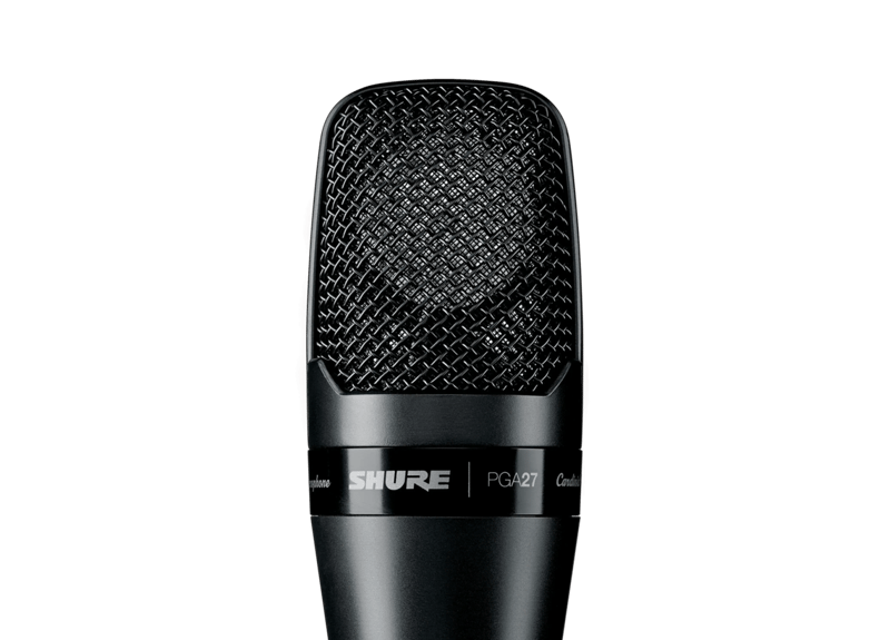 PGA27 - Cardioid Large Diaphragm Side-Address Condenser Microphone - Shure Asia Pacific