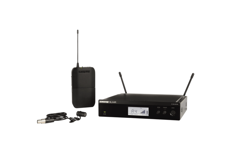 BLX14R/W85 - Wireless Rack-mount Presenter System with WL185 Lavalier Microphone - Shure Asia Pacific