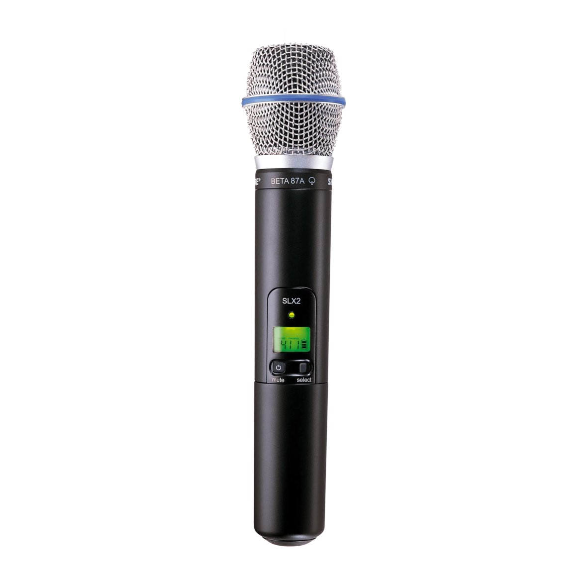 SLX2/BETA87A - Handheld Transmitter with Beta 87A Capsule - Shure Asia  Pacific