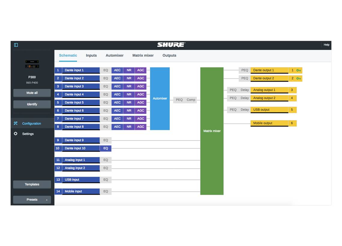 IntelliMix P300 - Audio Conferencing Processor - Shure USA