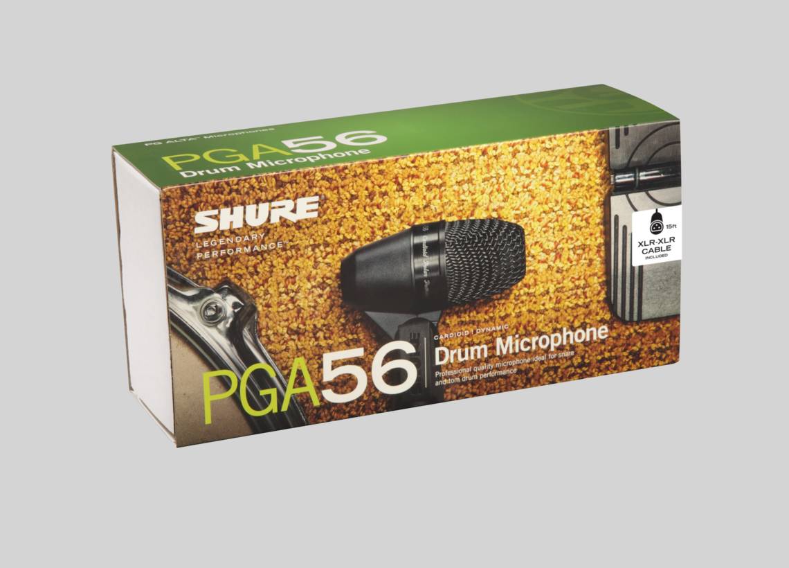 PGA56 - Cardioid Dynamic Snare/Tom Microphone - Shure USA