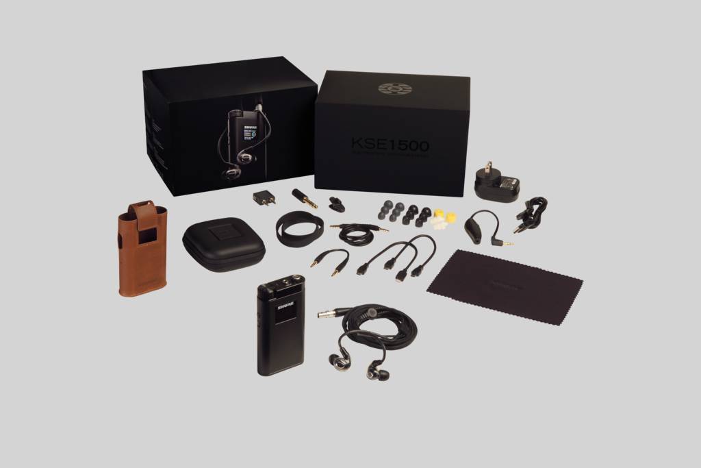 IIustracja Shure KSE1500 Elektrostatyczny System Słuchawkowy