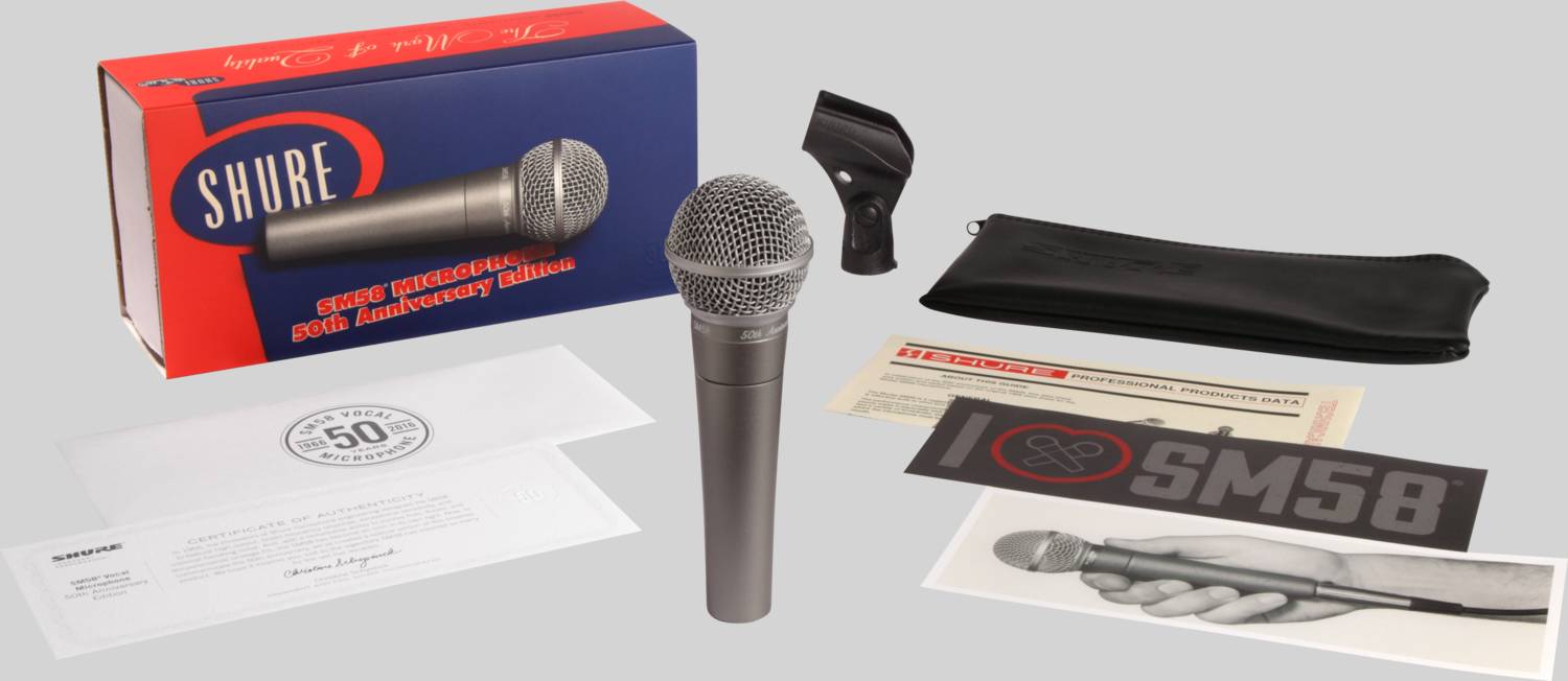 SM58 50周年記念モデル - SM58 50周年記念モデル - Shure 日本