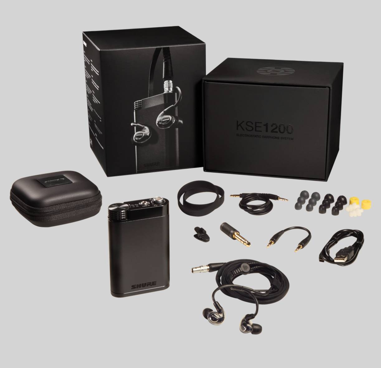 豊富な商品から KSE1200 - KSE1200コンデンサー型高遮音性イヤホンシステム イヤホン